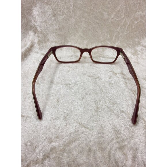 vintage womans ray-ban spring arm brown violet horn rim rb 5150 eye glass frames - Picture 7 of 7